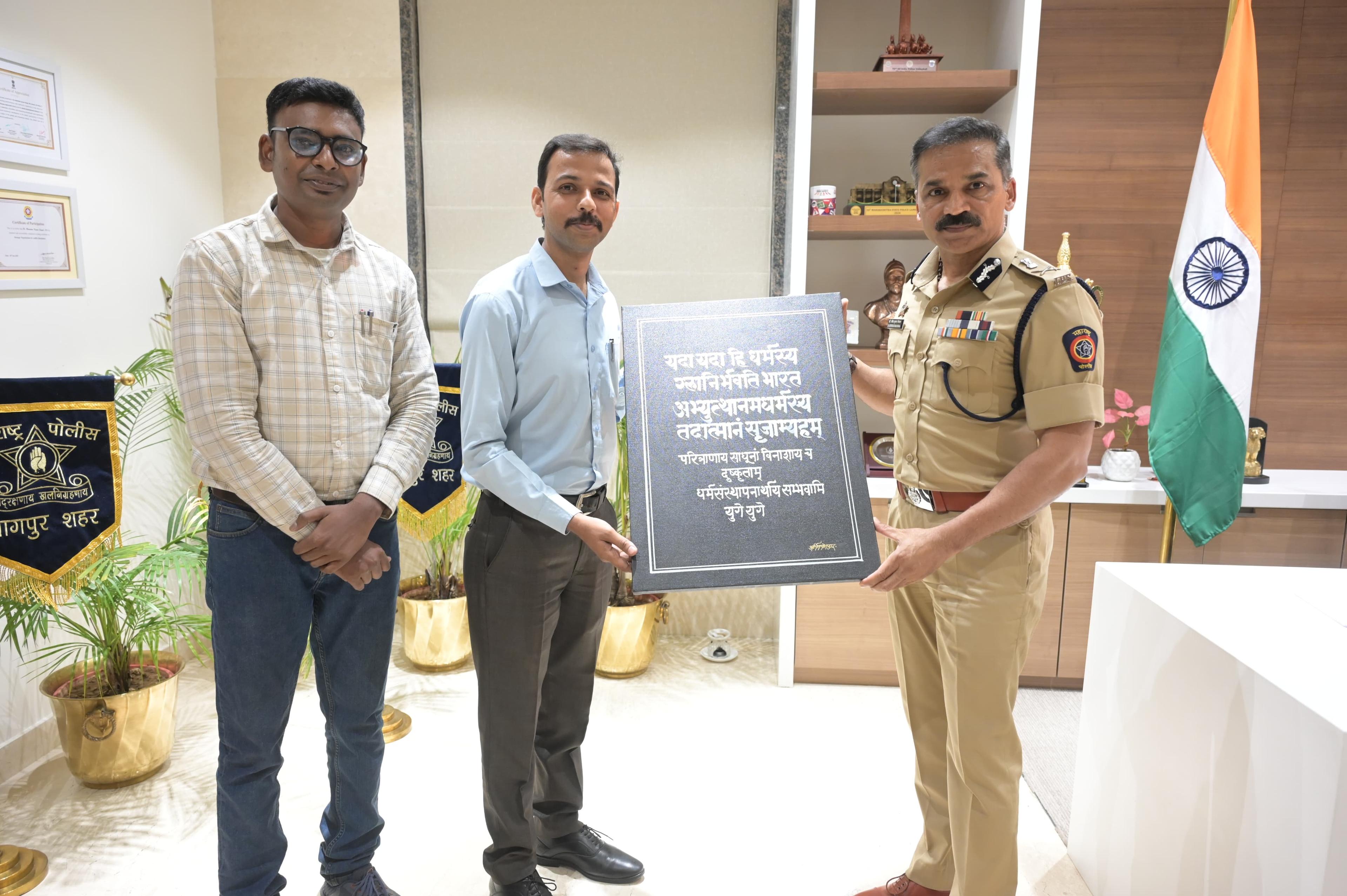नागपूर पोलिसांनी सुवच्छा कॅलिग्राफी प्रकल्पाची सुरुवात केली