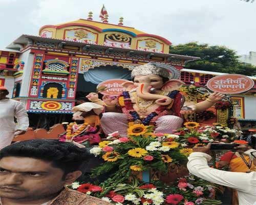 संतीच्या गणरायाला भावपूर्ण निरोप
