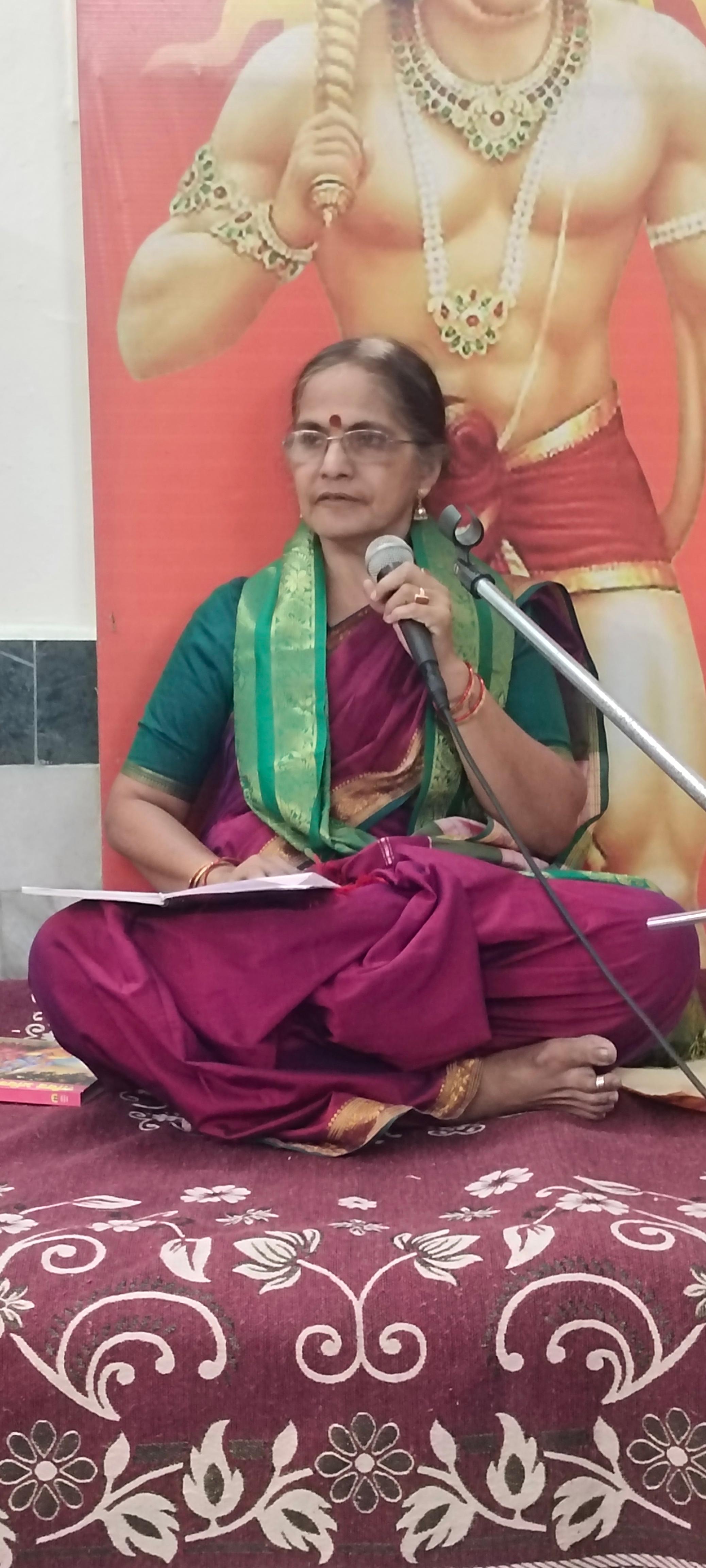 श्री हनुमान मंदिरात भागवत