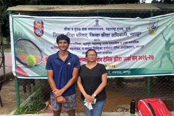 भव्या पोरवालचा लॉन टेनिसमध्ये विजय