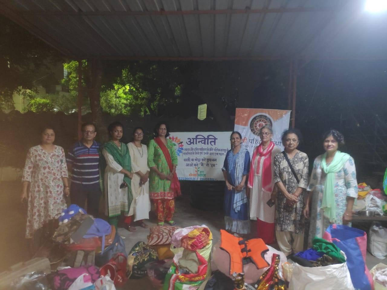 आकार नगर हनुमान मंदिरात यशस्वी दान उत्सव