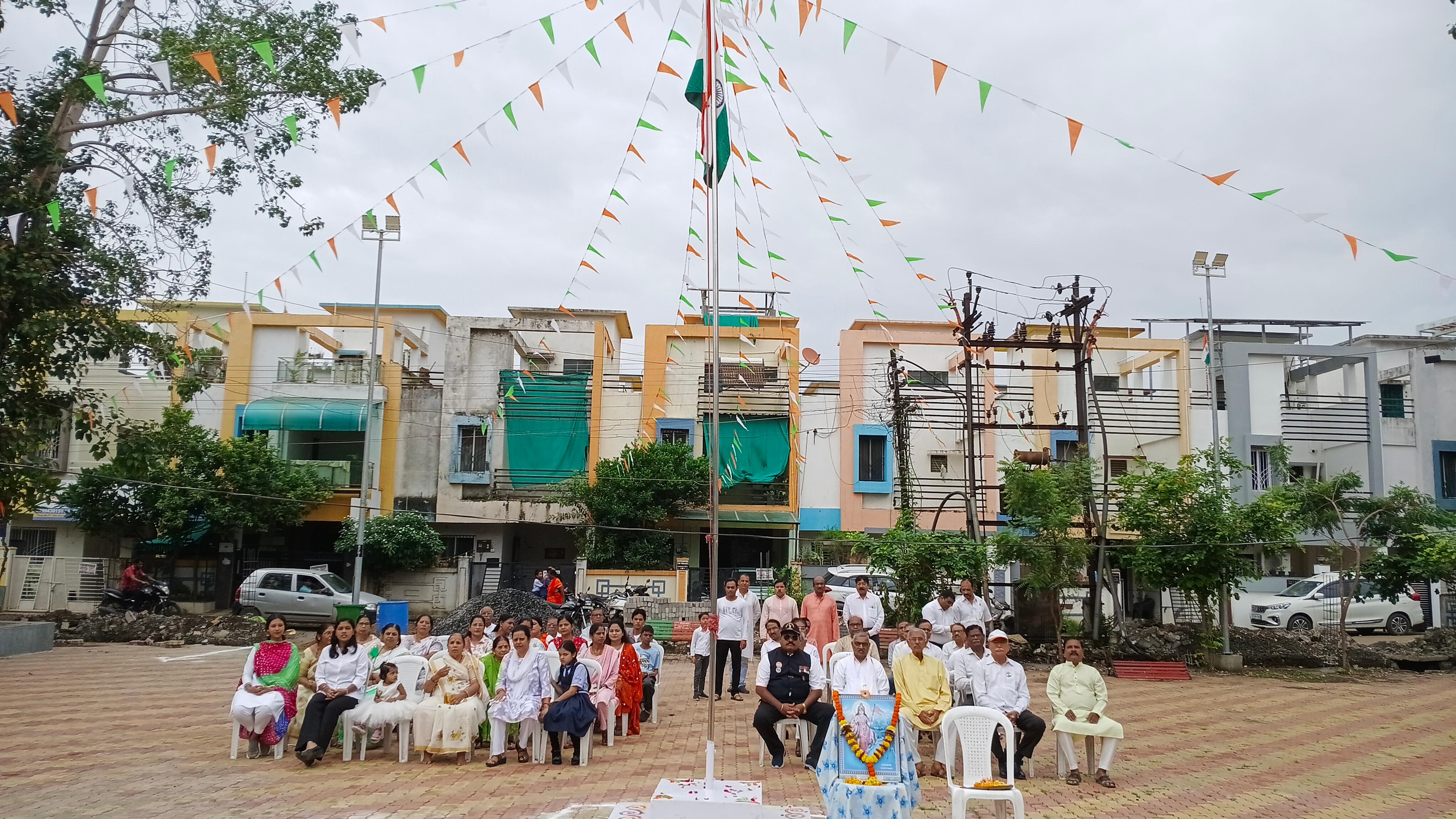 गणेशधाम हुडकेश्वर येथे स्वातंत्र्य दिन उत्सव