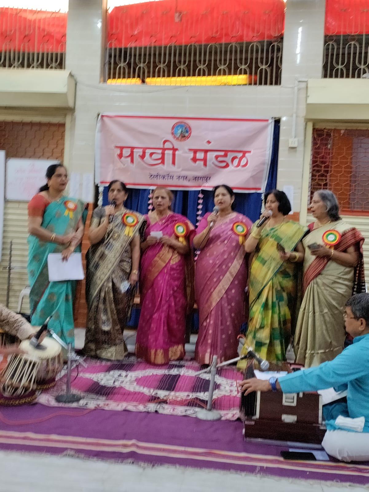 सखी मंडळात मराठी भाषा दिन साजरा